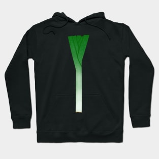 Leek veggie Sticker Hoodie